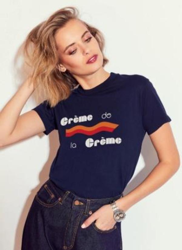 la Creme Tee - Midnight Navy | Garmentory