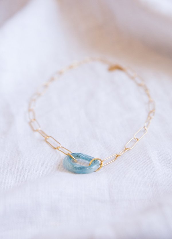 Cled The Day Loop Necklace - Sterling Silver Cled The Day Loop Necklace - Sterling Silver