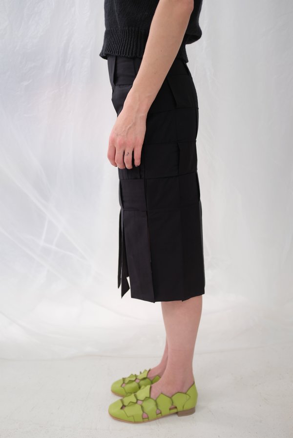 Mozh Mozh Checkered Arna Skirt - Black Mozh Mozh Checkered Arna Skirt - Black