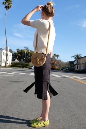 Mozh Mozh Checkered Arna Skirt - Black Mozh Mozh Checkered Arna Skirt - Black