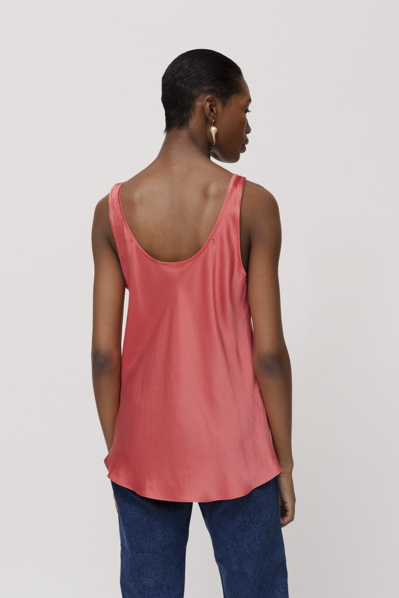 KES Minimal Deep V Tank - Dusk Berry