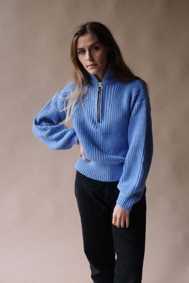 Rue Stiic BONNIE HALF ZIP SWEATER | Garmentory