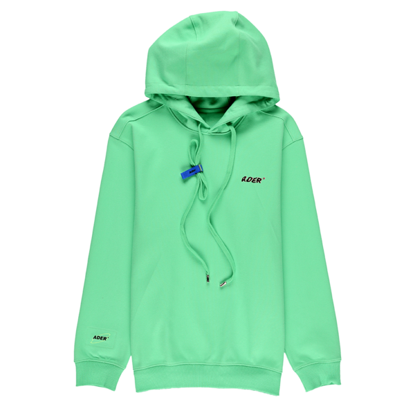 ★ADERERROR★ Fluic logo hoodie zipup Green Ader Error logo-print Cotton Hoodie | Green | FARFETCH