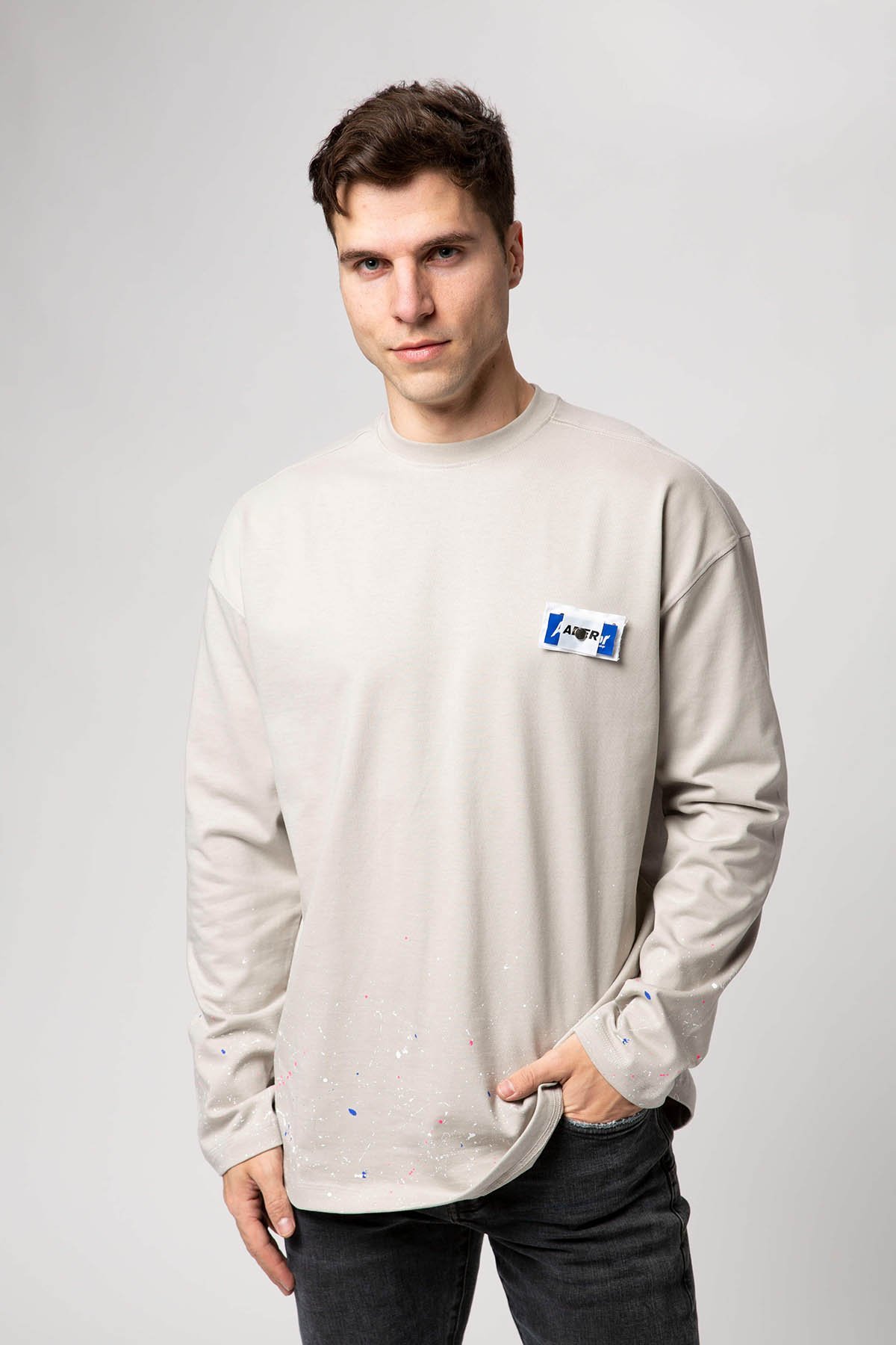 ADER ERROR Oversized Multicolor Long Sleeve T-Shirt | Garmentory
