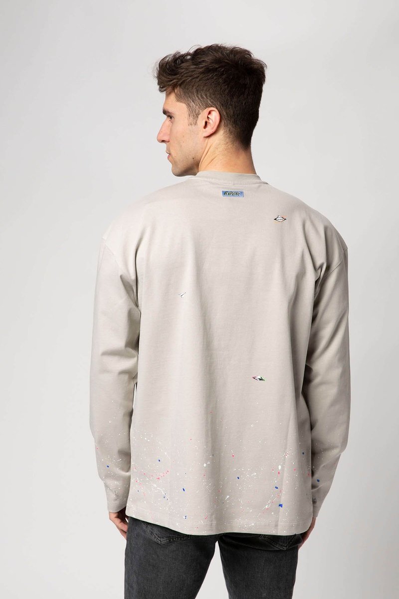 ADER ERROR Oversized Multicolor Long Sleeve T-Shirt | Garmentory