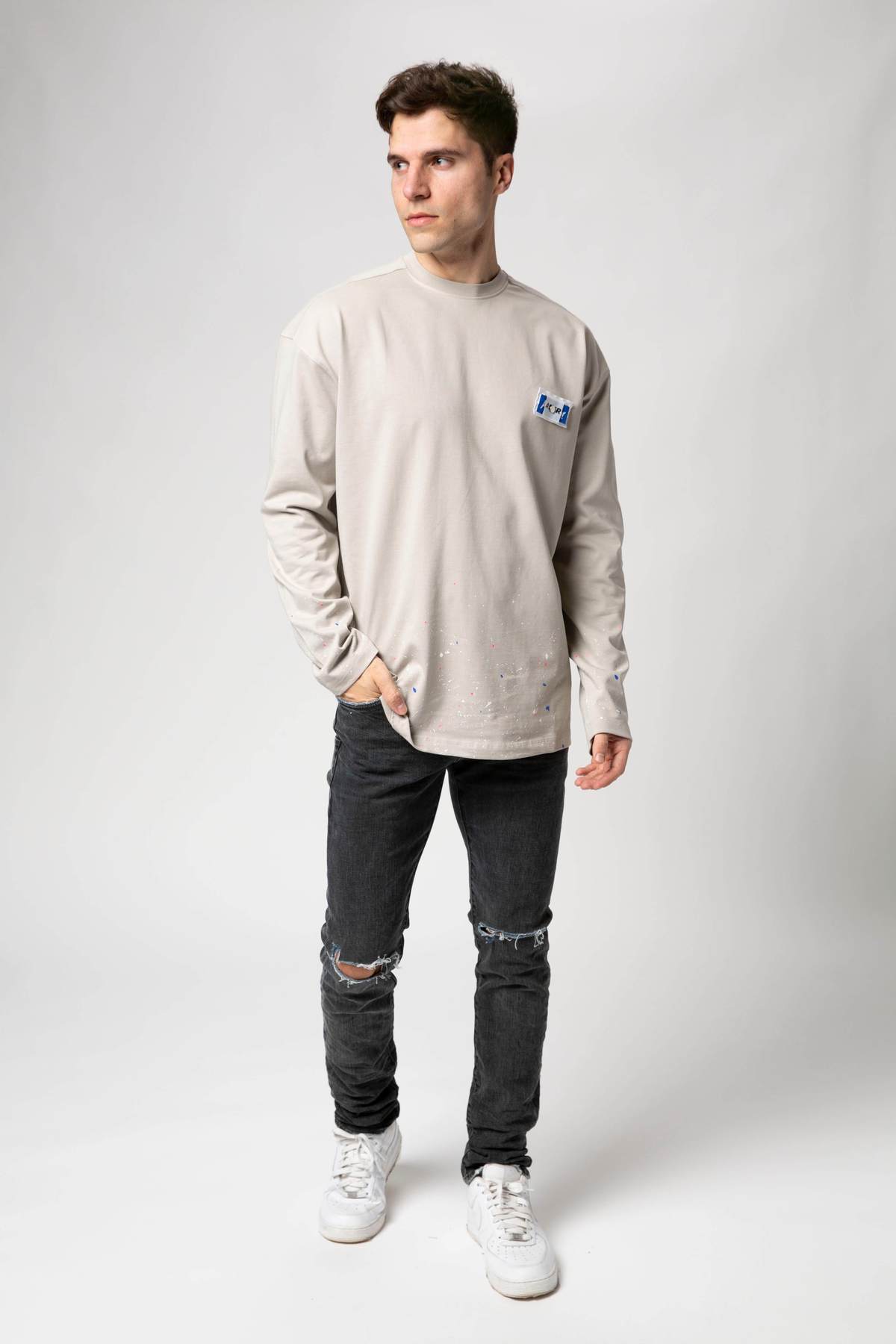 ADER ERROR Oversized Multicolor Long Sleeve T-Shirt | Garmentory
