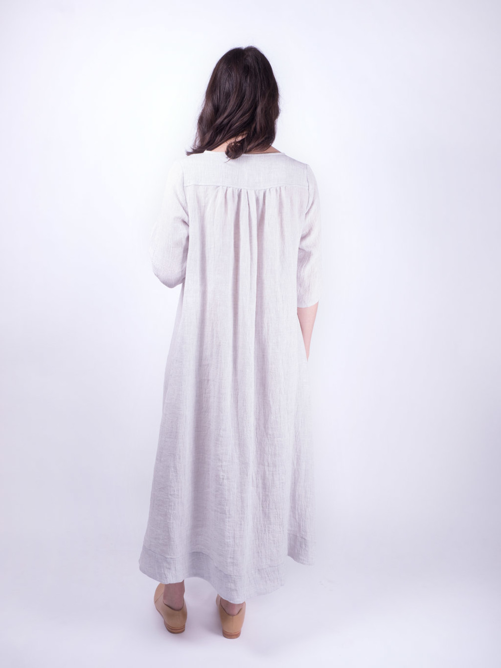 Sunja Link Gathered Back Yoke Dress Garmentory