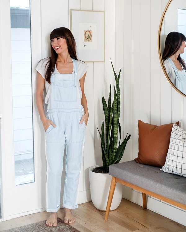 Bella Dahl Button Overall - Sunseam