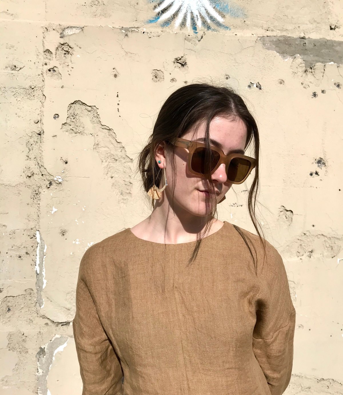 CARLA COLOUR Jarvus Sunglasses - Malt/Sienna - Image 1 of 5