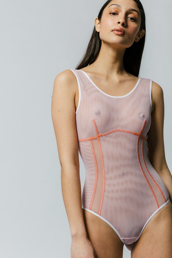 [Pre-Loved] Mary Young Rylee Bodysuit - Pink