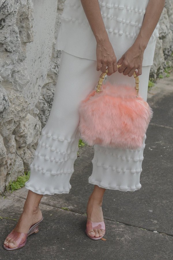 Lykke Wullf Faux Fur Bag - Pink Lykke Wullf Faux Fur Bag - Pink