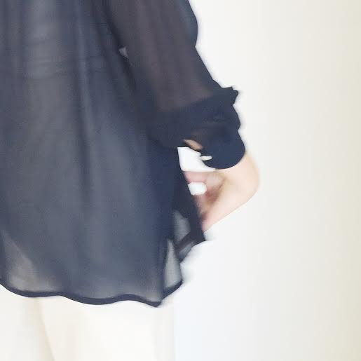 Navy Sheer Shirt Navy Sheer Shirt