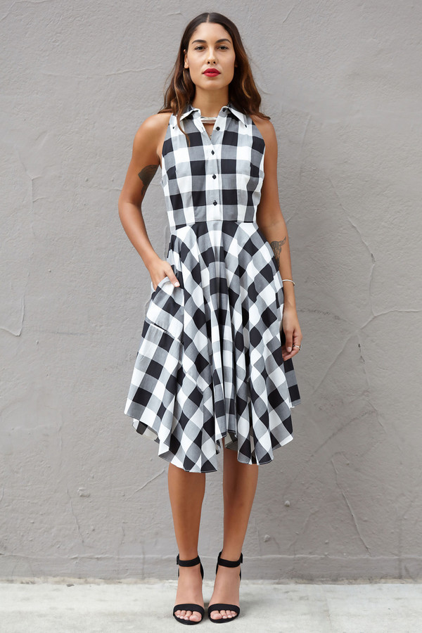 Julia Jordan Plaid Button Down Dress | Garmentory