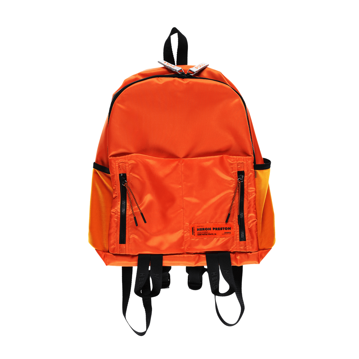 Heron Preston Round Zip Backpack - Orange | Garmentory