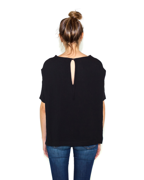 Shaina Mote Bateau Top in Black Shaina Mote Bateau Top in Black