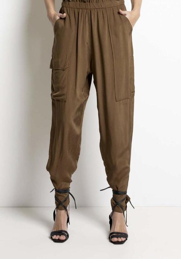 ボトムスその他 DARKPARK Camel-coloured cuffed trousers Pants | 032c