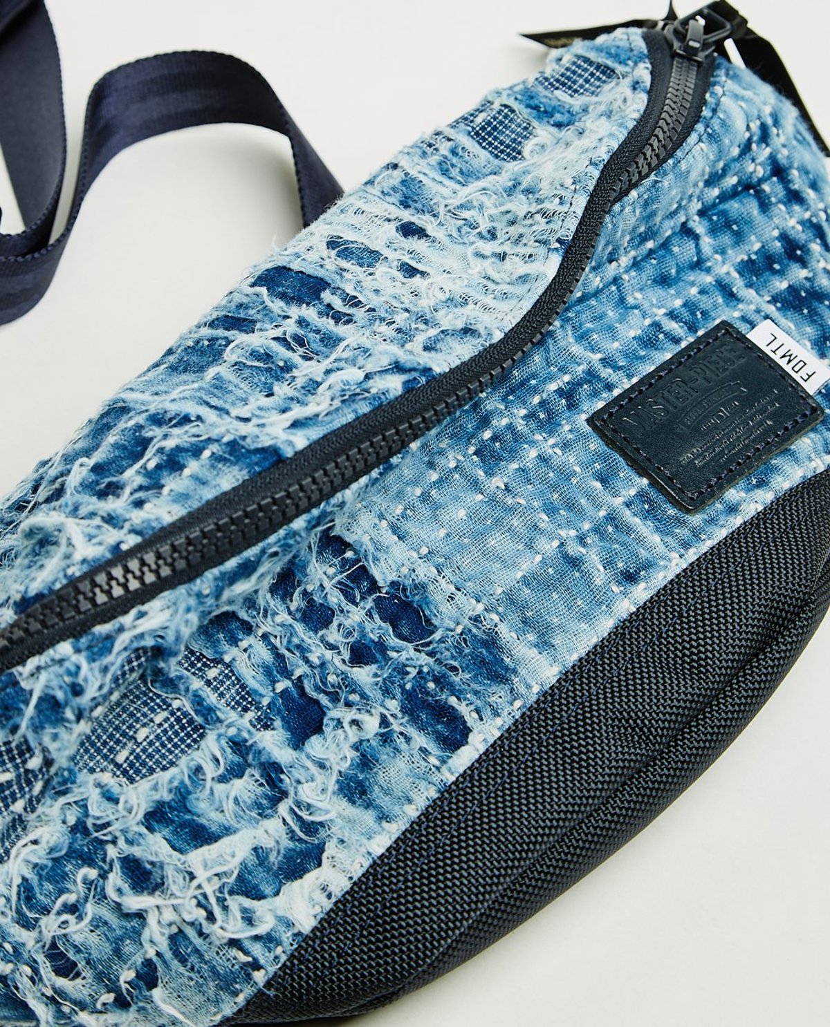 FDMTL x master-piece Sashiko Waist Bag - Indigo | Garmentory