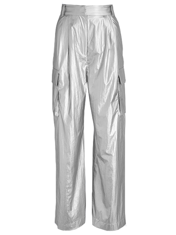 tibi nylon cargo pant