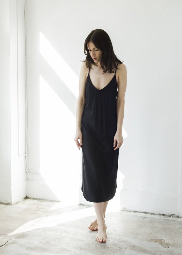 Ozma Bias Slip Dress - Black Ozma Bias Slip Dress - Black