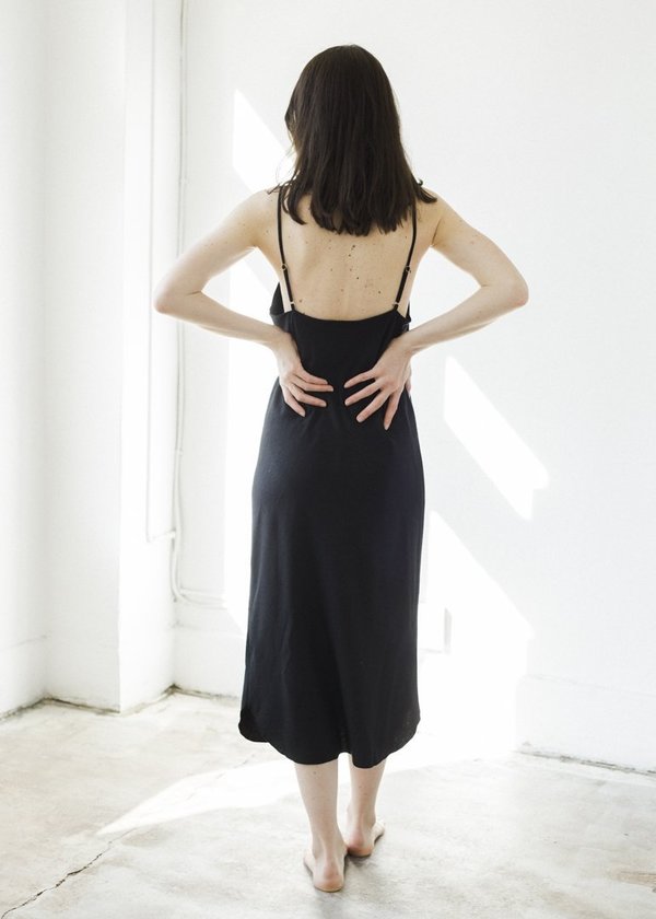 Ozma Bias Slip Dress - Black Ozma Bias Slip Dress - Black