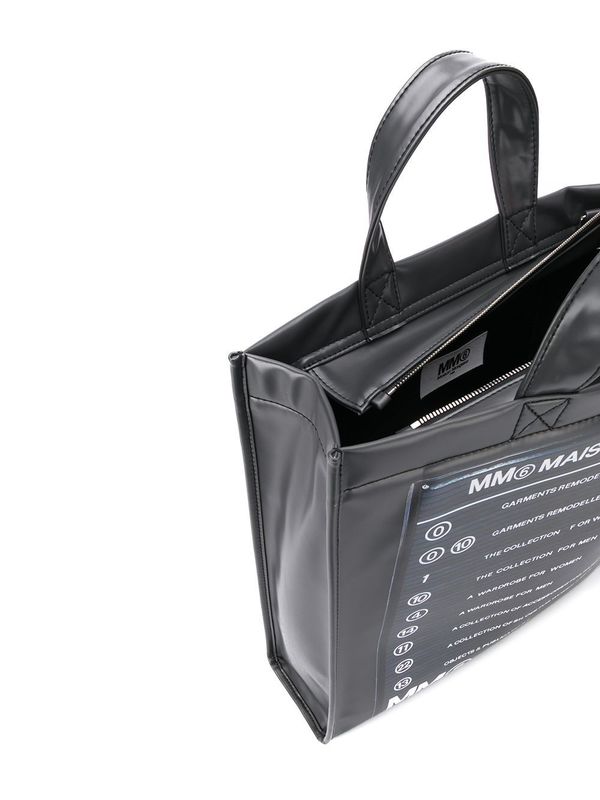 MM6 MAISON MARGIELA Logo Print Tote Bag | Garmentory