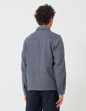 Folk Clothing Folk Assembly Jacket - Navy/Ecru Twill Folk Clothing Folk Assembly Jacket - Navy/Ecru Twill