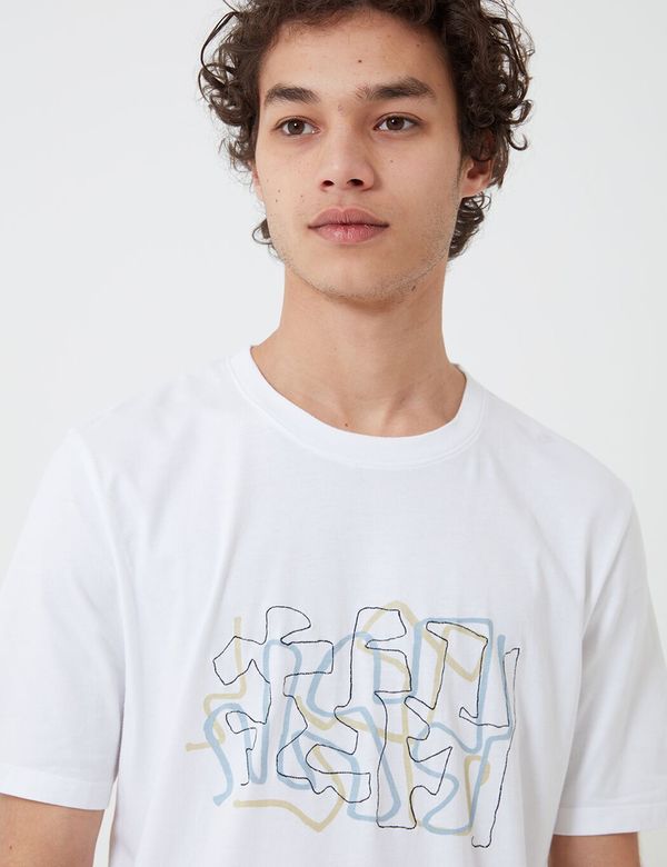 Folk Clothing Folk Knot T-Shirt - White Folk Clothing Folk Knot T-Shirt - White