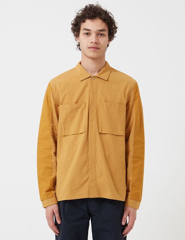 Folk Clothing Folk Overlay Overshirt - Mustard Folk Clothing Folk Overlay Overshirt - Mustard