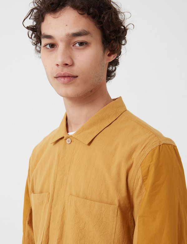 Folk Clothing Folk Overlay Overshirt - Mustard Folk Clothing Folk Overlay Overshirt - Mustard