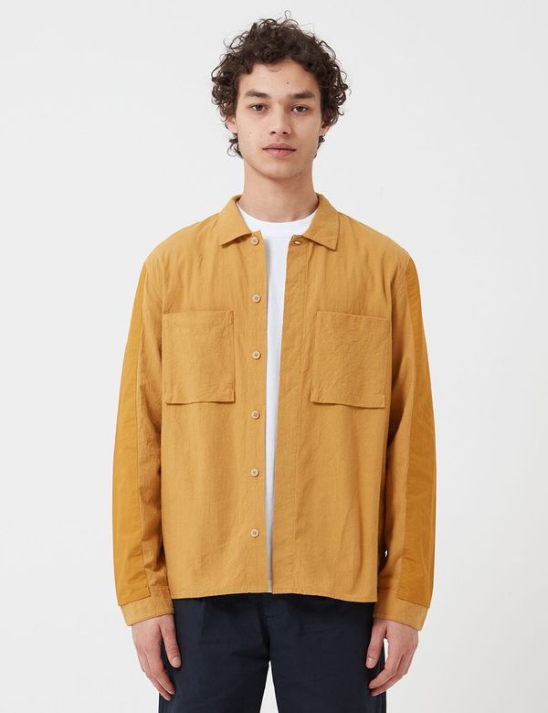 Folk Clothing Folk Overlay Overshirt - Mustard Folk Clothing Folk Overlay Overshirt - Mustard