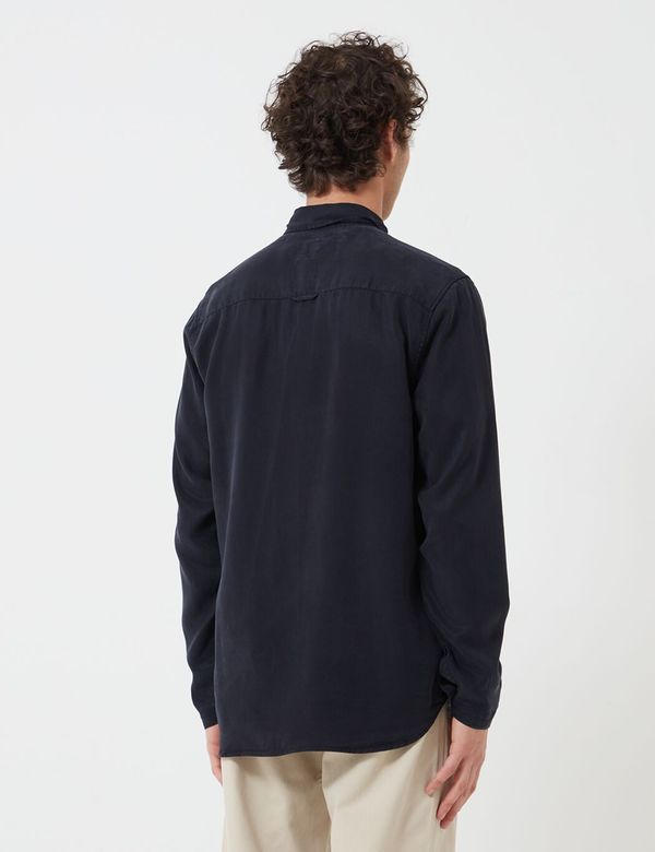 Folk Clothing Soft Stitch Pocket Shirt - Navy Blue Folk Clothing Soft Stitch Pocket Shirt - Navy Blue