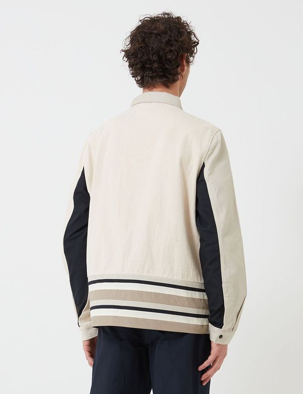 Folk Clothing Warp Jacket - Stone Black Patchwork Folk Clothing Warp Jacket - Stone Black Patchwork