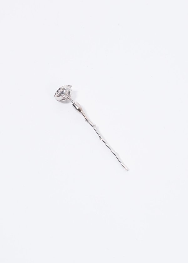 Silver Rose Earring | Garmentory