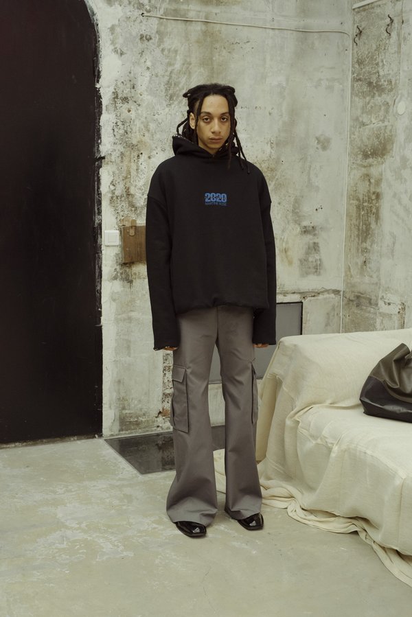 Martine Rose Alphonso Cargo Pocket Flare Trouser - grey