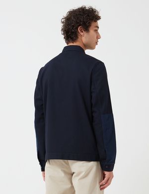 Folk Clothing Overlay Jacket - Navy Blue Folk Clothing Overlay Jacket - Navy Blue