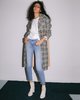 BIRGITTE HERSKIND Renee Trench Coat - Green Checks - Thumbnail 1