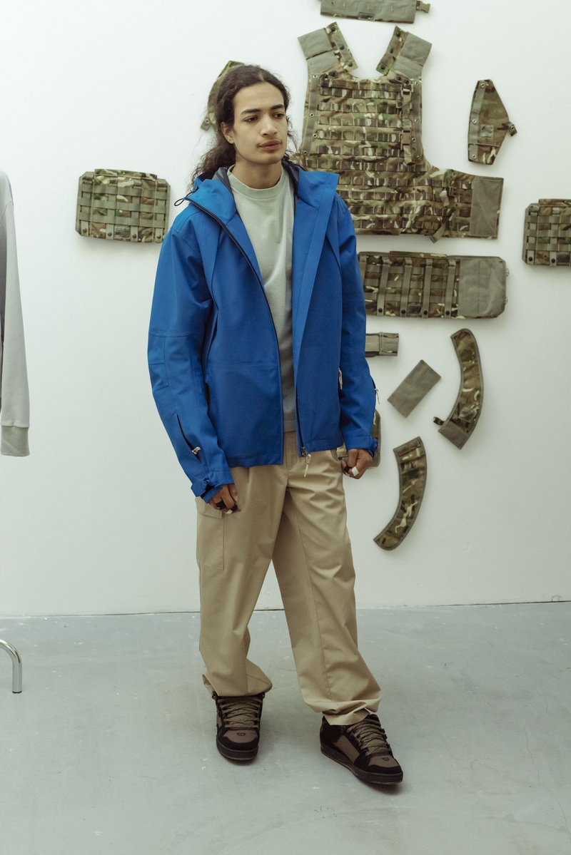 GR10K Gore-Tex Frontline プルオーバー ジャケット GR10K Gore-Tex Skeleton Jacket in Blue for Men | Lyst UK