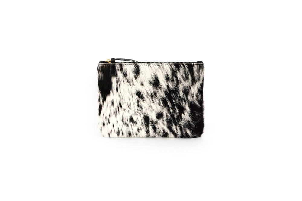 cowhide coin purse
