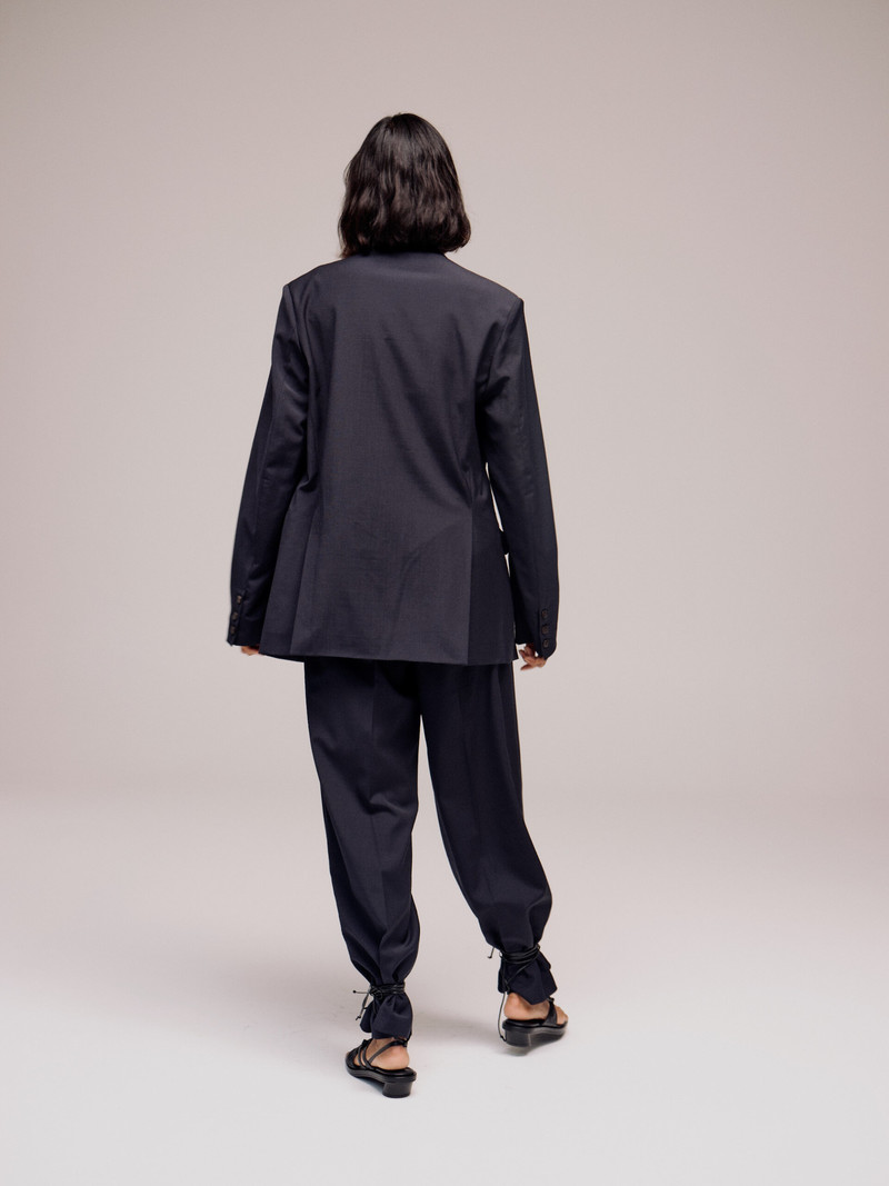 Mijeong Park Oversized Blazer - Navy 