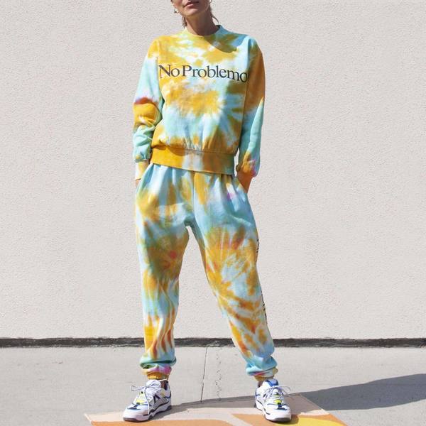no problemo tie dye sweatshirt