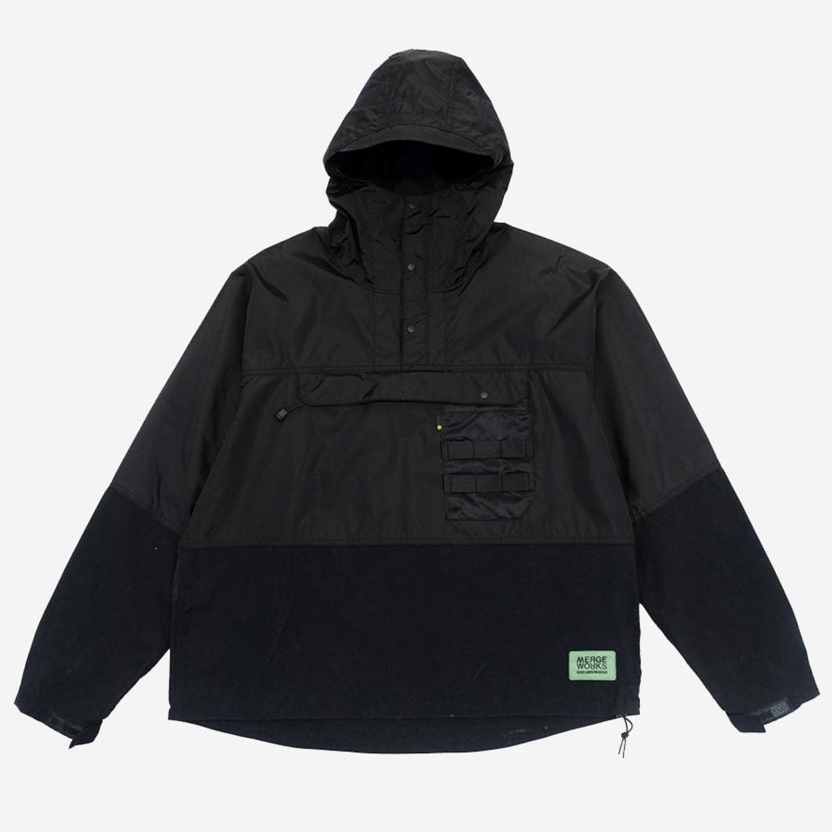 Pallet Life Story Packable Anorak Jacket Black Ripstop Garmentory