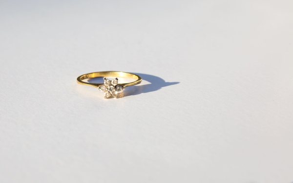 Kindred Black Vintage Akna Ring - 14K Gold Kindred Black Vintage Akna Ring - 14K Gold