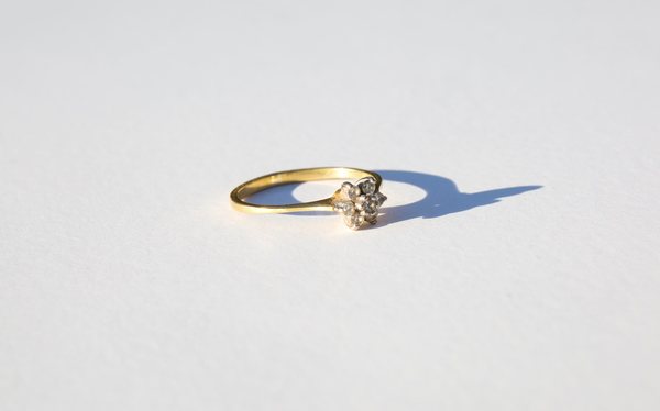 Kindred Black Vintage Akna Ring - 14K Gold Kindred Black Vintage Akna Ring - 14K Gold