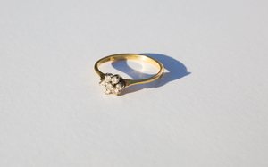 Kindred Black Vintage Akna Ring - 14K Gold Kindred Black Vintage Akna Ring - 14K Gold