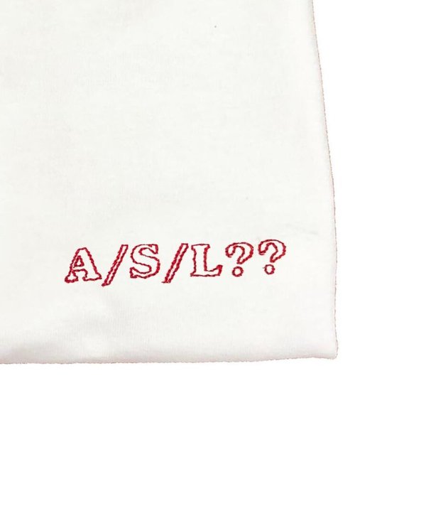 House of 950 embroidery A/S/L?? tee shirt House of 950 embroidery A/S/L?? tee shirt