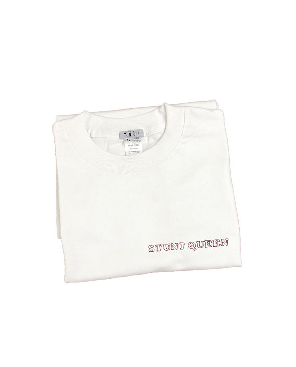 House of 950 embroidery STUNT QUEEN tee shirt House of 950 embroidery STUNT QUEEN tee shirt