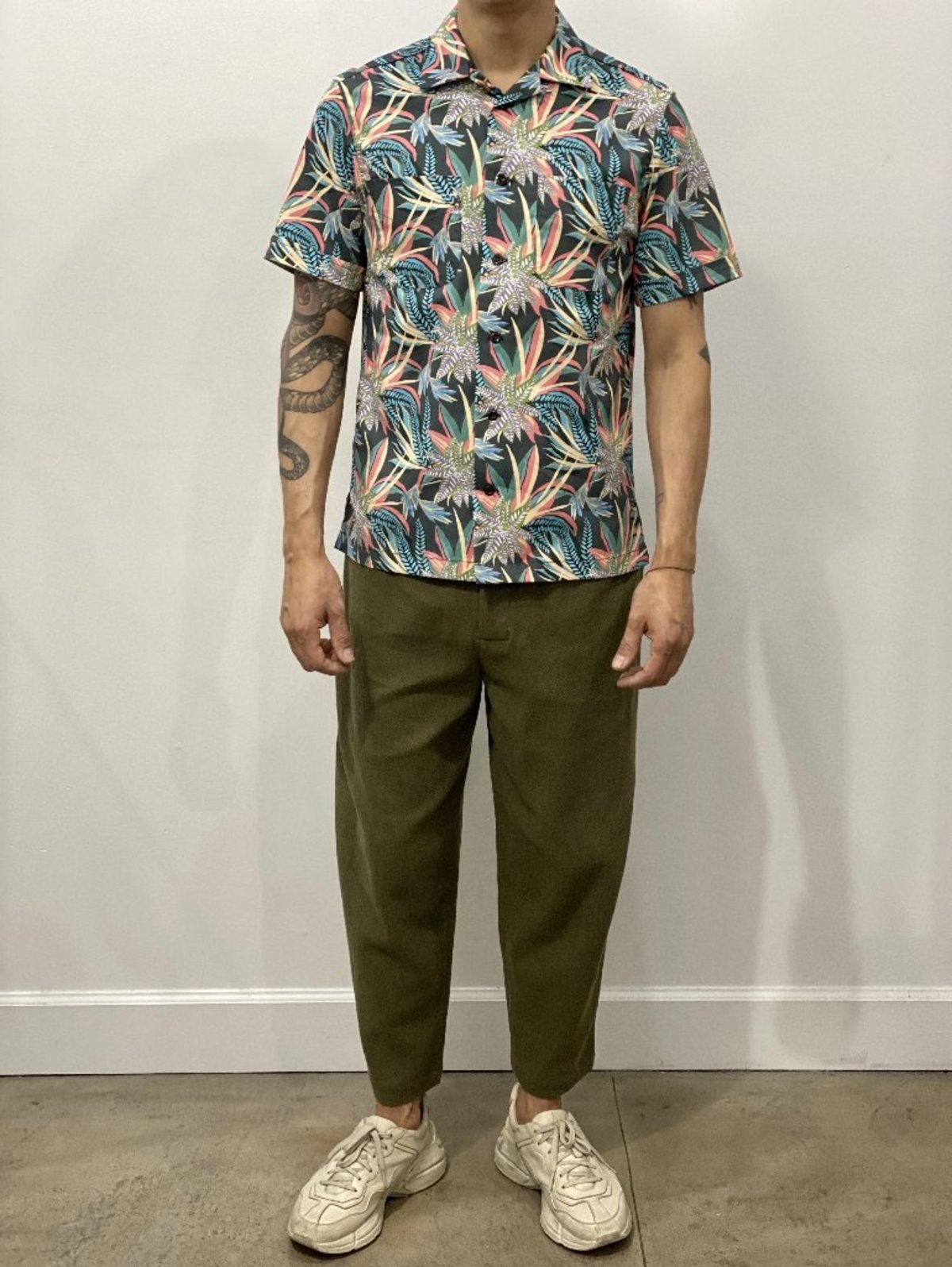 Monitaly Vacation Shirt - Night Jungle Print - Image 1 of 6