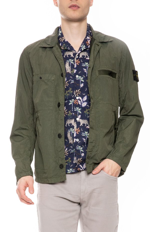 olive overshirt jacket