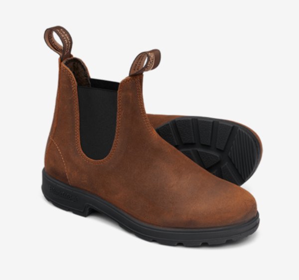 blundstone suede boots