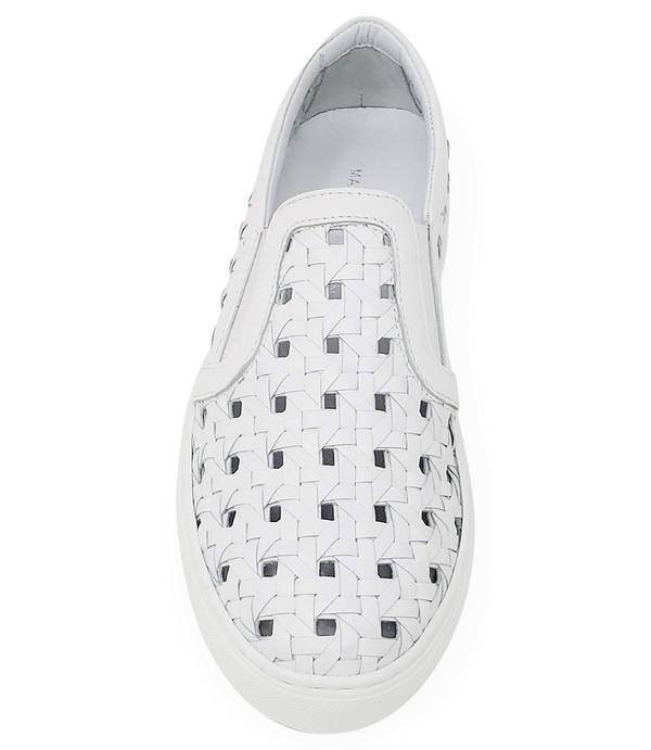 Madison Maison Woven Sneakers - White Madison Maison Woven Sneakers - White